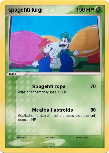 Pokemon spagehti luigi