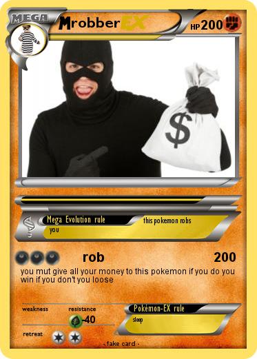 Pokemon robber