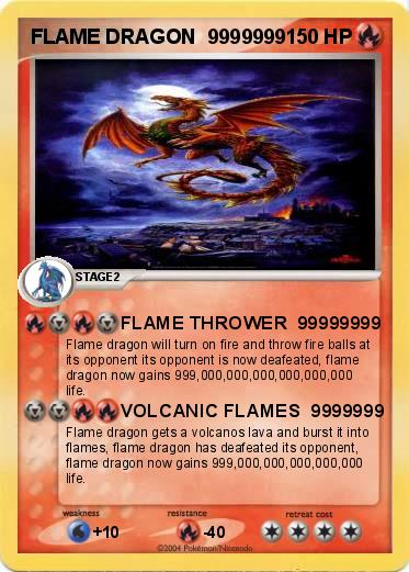 Pokemon FLAME DRAGON  9999999