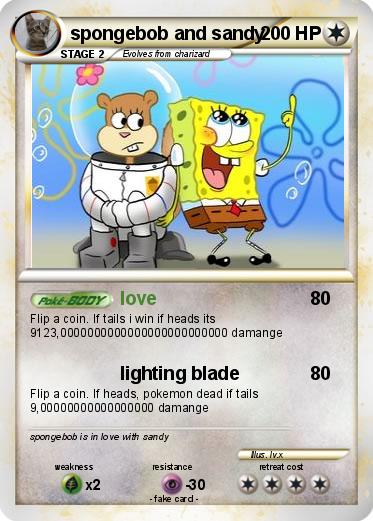 Pokemon spongebob and sandy