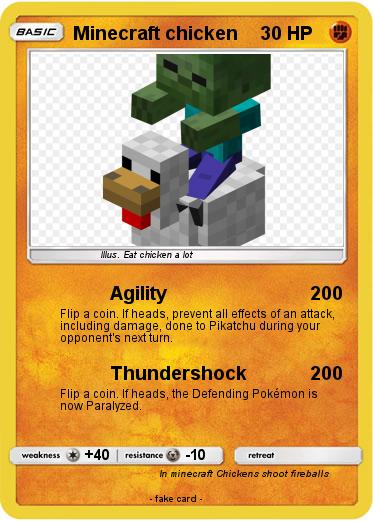 Pokemon Minecraft chicken