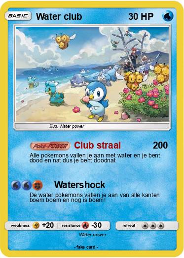 Pokemon Water club
