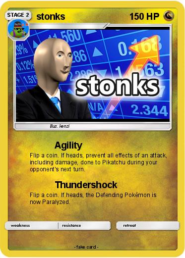 Pokemon stonks