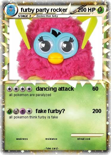Pokemon furby party rocker