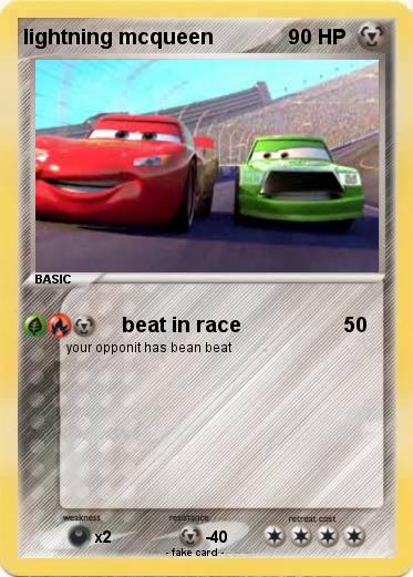 Pokemon lightning mcqueen