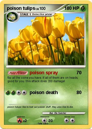 Pokemon poison tulips