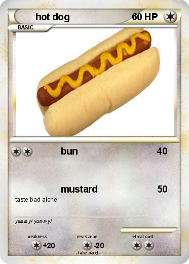 Pokemon hot dog