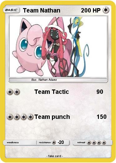 Pokemon Team Nathan