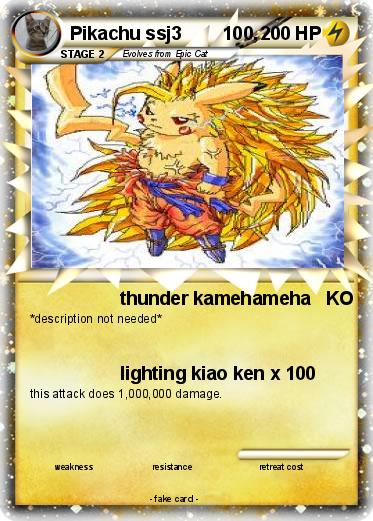Pokemon Pikachu ssj3        100,