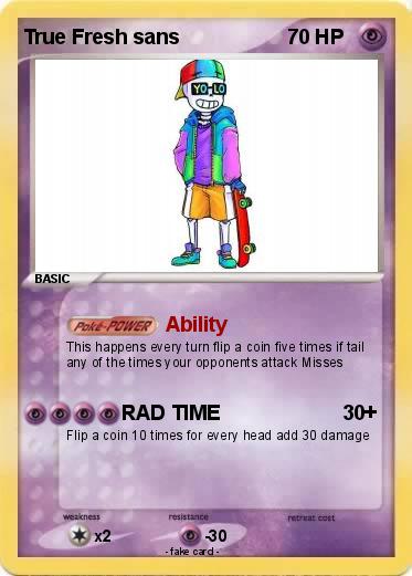 Pokemon True Fresh sans