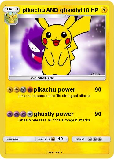 Pokemon pikachu AND ghastly