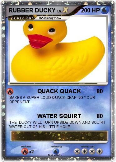 Pokemon RUBBER DUCKY