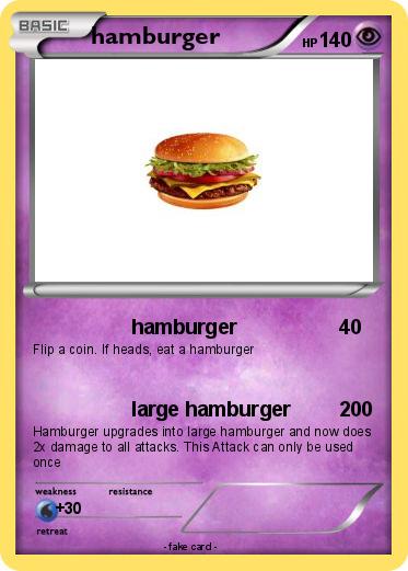 Pokemon hamburger