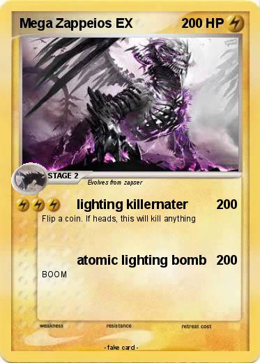 Pokemon Mega Zappeios EX