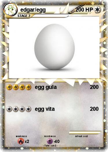 Pokemon edgar/egg