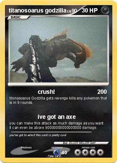 Pokemon titanosoarus godzilla