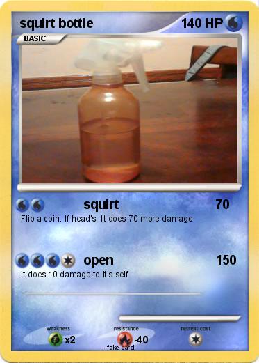 Pokemon squirt bottle