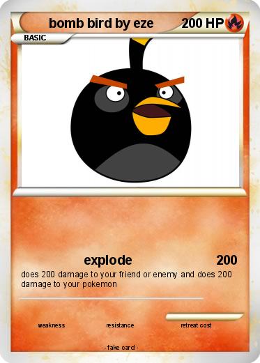 Pokemon bomb bird by eze
