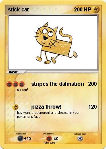 Pokemon stick cat