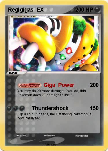 Pokemon Regigigas  EX