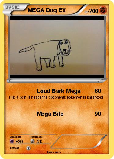 Pokemon MEGA Dog EX