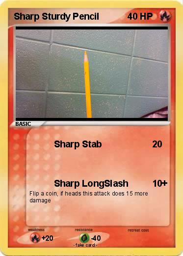 Pokemon Sharp Sturdy Pencil