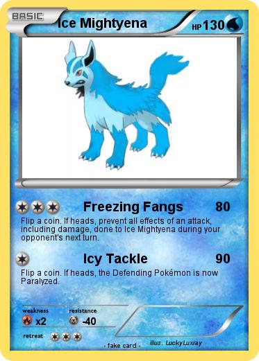 Pokemon Ice Mightyena