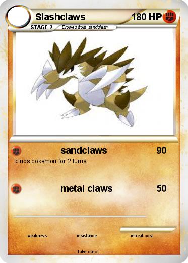 Pokemon Slashclaws