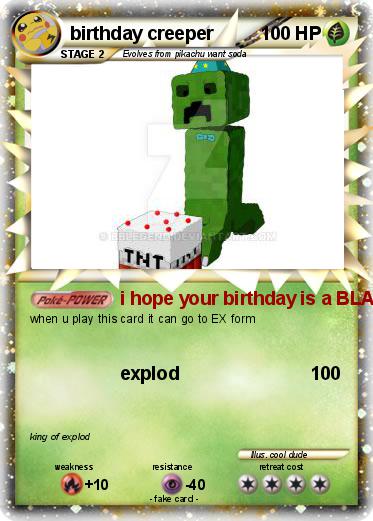 Pokemon birthday creeper