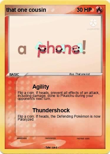 Pokemon that one cousin