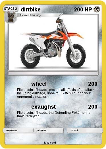 Pokemon dirtbike
