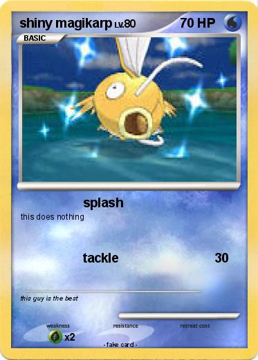 Pokemon shiny magikarp