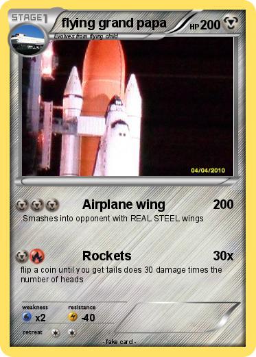 Pokemon flying grand papa