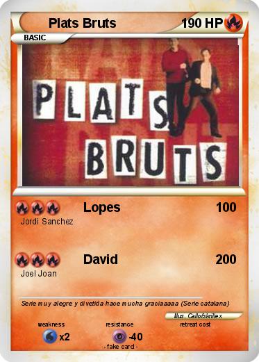 Pokemon Plats Bruts