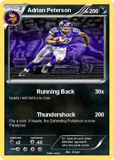 Pokemon Adrian Peterson