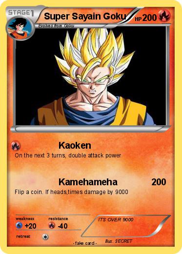 Pokemon Super Sayain Goku