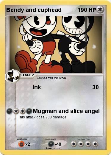 Pokemon Bendy and cuphead