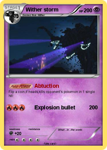 Pokemon Wither storm