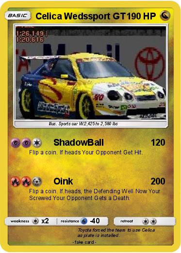 Pokemon Celica Wedssport GT