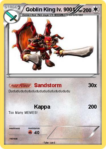 Pokemon Goblin King lv. 9001