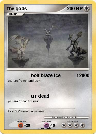Pokemon the gods