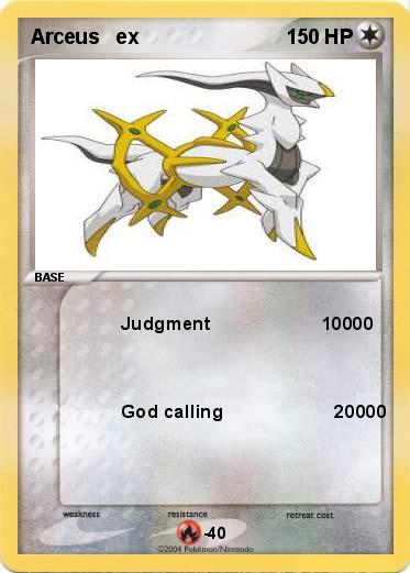Pokemon Arceus   ex