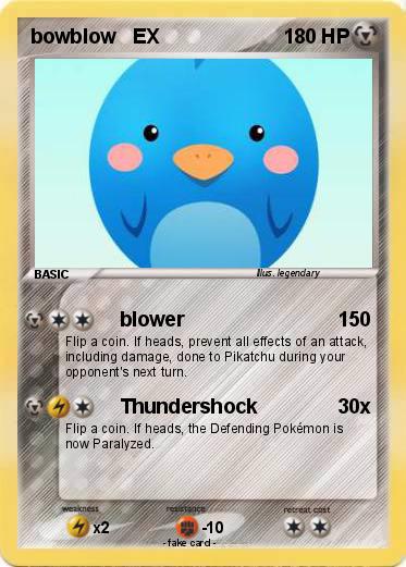 Pokemon bowblow   EX