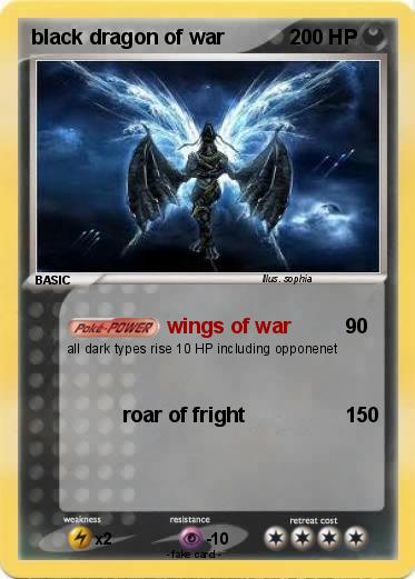 Pokemon black dragon of war