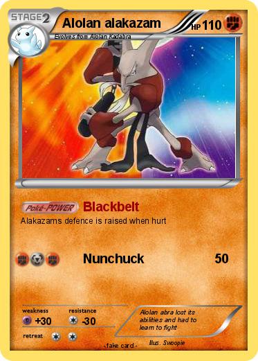 Pokemon Alolan alakazam