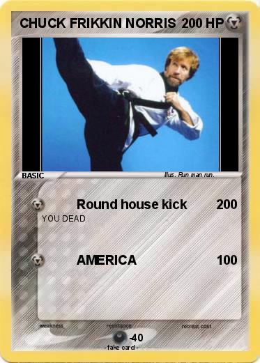 Pokemon CHUCK FRIKKIN NORRIS