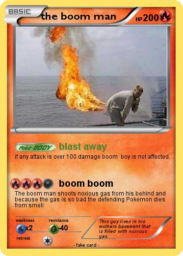 Pokemon the boom man