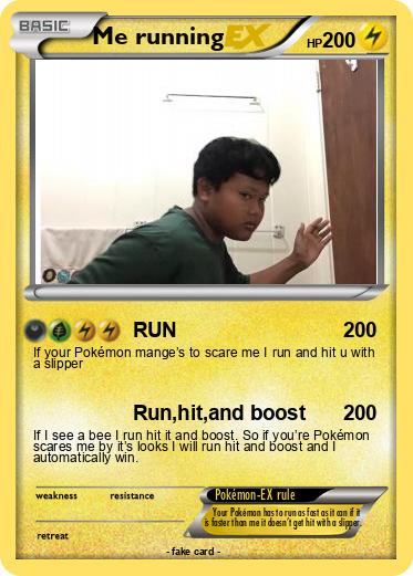 Pokemon Me running Pokemon Me running