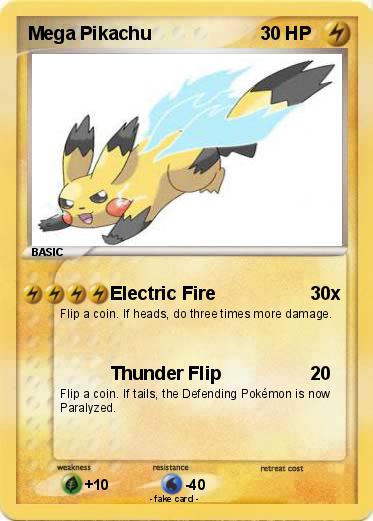 Pokemon Mega Pikachu