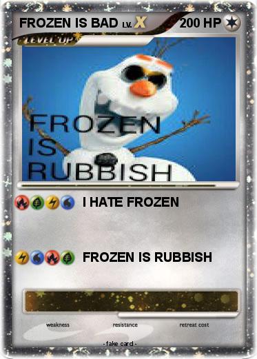 Pokemon FROZEN IS BAD
